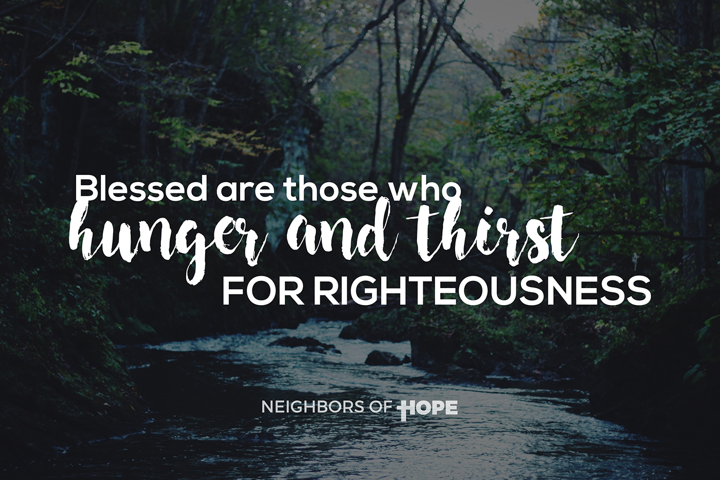 Hunger and Thirst for Righteousness